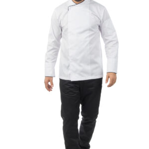 ΑΝΔΡΙΚΟ ΣΑΚΑΚΙ ΜΑΓΕΙΡΑ ΣΕΦ ΜΕ ΜΑΚΡΥ ΜΑΝΙΚΙ FOR2021 ΛΕΥΚΟ - Image 2