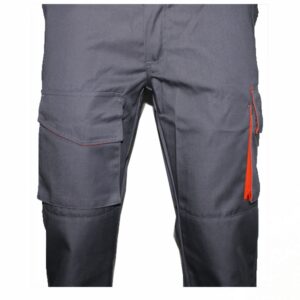 ΑΝΔΡΙΚΑ ΠΑΝΤΕΛΟΝΙΑ ΕΡΓΑΣΙΑΣ ΜΕ ΑΝΤ/ΚΕΣ ΤΑΙΝΙΕΣ TOPTANIA-14 ΓΚΡΙ - Image 3