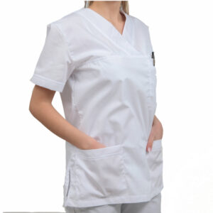 ΓΥΝΑΙΚΕΙΑ ΣΤΟΛΗ ΙΑΤΡΙΚΗΣ, ΝΟΣΗΛΕΥΤΙΚΗΣ ΜΠΛΟΥΖΑ ΚΑΙ ΠΑΝΤΕΛΟΝΗ FOR-20 ΛΕΥΚΟ - Image 4