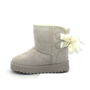 ΠΑΙΔΙΚΑ ΜΠΟΤΑΚΙΑ ΚΟΡΙΤΣΙ ΜΕ ΓΟΥΝΑ ΜΕ ΔΙΑΚΟΣΜΗΤΙΚΗ ΚΟΡΔΕΛΑ ΤΥΠΟΥ UGG  ΜΠΕΖ - Image 3