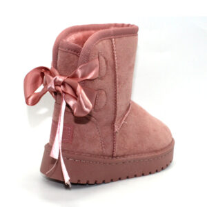 ΠΑΙΔΙΚΑ ΜΠΟΤΑΚΙΑ ΚΟΡΙΤΣΙ ΜΕ ΓΟΥΝΑ ΜΕ ΔΙΑΚΟΣΜΗΤΙΚΗ ΚΟΡΔΕΛΑ ΤΥΠΟΥ UGG  ΡΟΖ - Image 3
