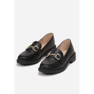 Γυναικεια Μοκασινια Διακοσμητικο Μαυρα - Image 3