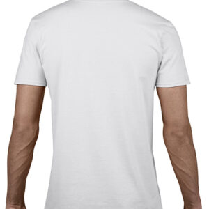 Tee-Shirt 100% Cotton GILDAN SOFTSTYLE  ​Άσπρο - Image 3