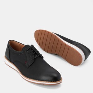 Ανδρικά υποδήματα με κορδόνια Μαυρα - Image 3