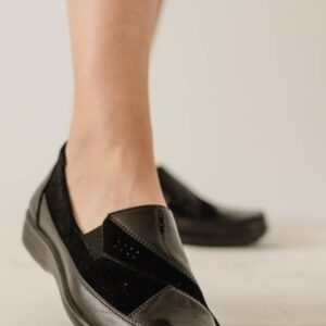 Γυναικεία Μοκασίνια ANTRIN KLIO-175 Μαύρο - Image 3