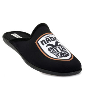 Ανδρικές χειμερινές παντόφλες PAOK FAME PA-NL001 Μαυρη - Image 1