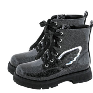 Smart Kids  Κοριτσιστικα Αρβυλάκια Μαύρα Λουστρίν - Image 3