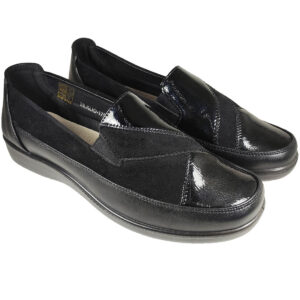 Γυναικεία Μοκασίνια ANTRIN KLIO-175 Μαύρο - Image 2