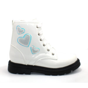 Κοριτσιστικα Αρβυλακια Λουστριν Με Καρδουλες Λευκο - Image 3