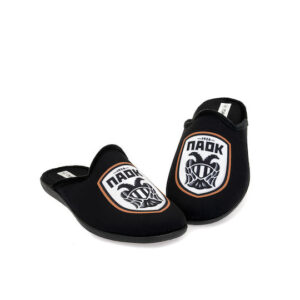 Ανδρικές χειμερινές παντόφλες PAOK FAME PA-NL001 Μαυρη - Image 5