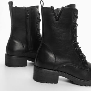 Γυναικεια Αρβυλάκια με Διακοσμητικό V Μαυρα - Image 2