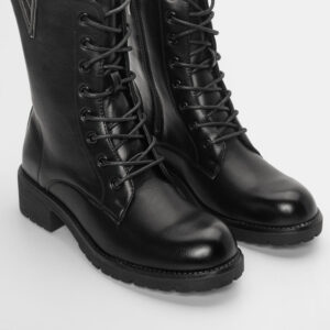 Γυναικεια Αρβυλάκια με Διακοσμητικό V Μαυρα - Image 4