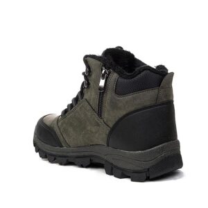 Ανδρικα Μποτακια   Φερμουαρ Στα Πλαινα Xακι - Image 3