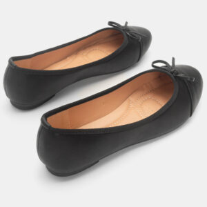 Γυναικεια Μπαλαρίνα με Φιόγκο Σε Μαυρο Χρωμα - Image 3