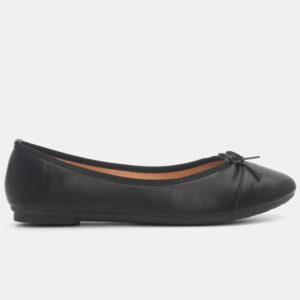 Γυναικεια Μπαλαρίνα με Φιόγκο Σε Μαυρο Χρωμα - Image 5