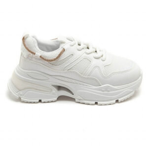 Γυναικεια Διπατα Sneakers Λευκο - Image 2