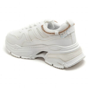 Γυναικεια Διπατα Sneakers Λευκο - Image 3