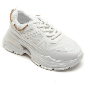 Γυναικεια Διπατα Sneakers Λευκο - Image 1