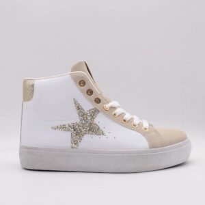 Γυναικεια Μποτακια Με Κορδονι Λευκο - Image 2