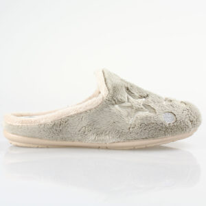 FAME Χειμερινές Γυναικείες Παντόφλες σε Μπεζ χρώμα - Image 3