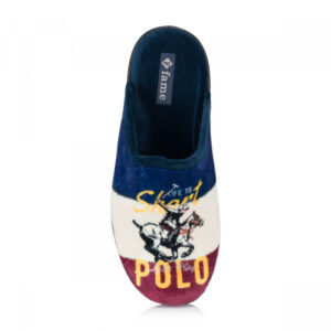 Ανδρικη Χειμερινη Παντοφλα Fame Μπλε - Image 4