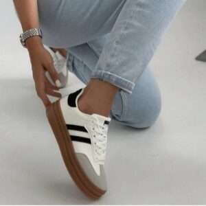 Γυναικεια Sneakers Λευκο Χρωμα - Image 3