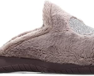 Γυναικείες χειμερινές υφασμάτινες παντόφλες ALCADE 6552 BEIGE - Image 3