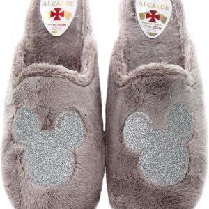 Γυναικείες χειμερινές υφασμάτινες παντόφλες ALCADE 6552 BEIGE - Image 4