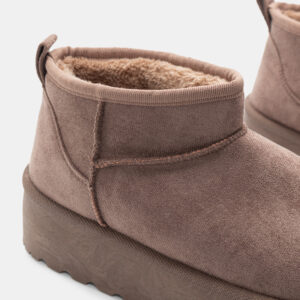 Γυναικιεα Μποτάκια Δίσολα με Εσωτερική Επένδυση Γούνας Καφε Σκουρο - Image 5