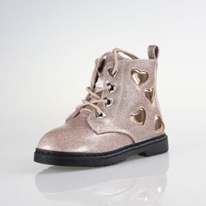Παιδικα Μποτακια Κοριτσι Με Καρδουλες SMART KIDS SD12180 Χαλκος - Image 4