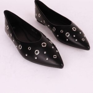 Γυναικείες Μπαλαρινες Μυτερες ALTA MODA Μαυρες - Image 3