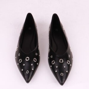 Γυναικείες Μπαλαρινες Μυτερες ALTA MODA Μαυρες - Image 4