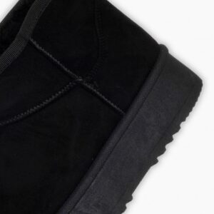 Suede μποτάκι για κορίτσια με εσωτερική γούνα Μαυρο - Image 5