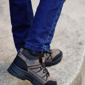 Παιδικα Μποτακια Αγορι  Με Γουνα Κ φερμουαρ Καφε - Image 6