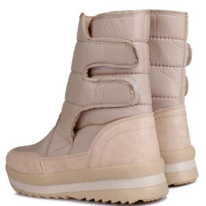 Γυναικεια Μποτα Χιονιου Μπεζ - Image 3