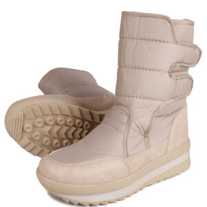 Γυναικεια Μποτα Χιονιου Μπεζ - Image 4