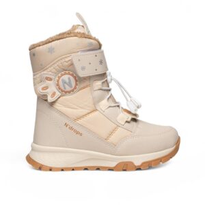 Παιδικα Μποτακια Κοριτσι Χιονιου Με Χρατς Κ Λαστιχακια Μπεζ - Image 3