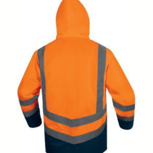 Delta Plus Ανδρικό Μπουφάν Εργασίας με Αποσπώμενη Κουκούλα Πορτοκαλί - Image 3