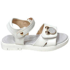 Zak Παιδικά Κοριτσιστικα  Πέδιλα Λευκά - Image 3