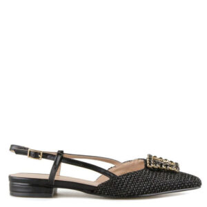 Γυναικειες Γόβες με Λουράκι Μαύρες - Image 3