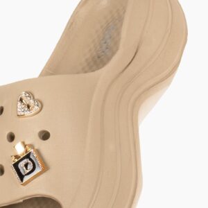 Cubanitas Γυναικεία θαλάσσης με διακοσμητικά Mπεζ - Image 4