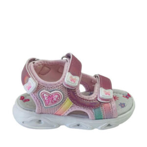 Zak Παιδικά Πέδιλα με Σκρατς & Φωτάκια Ροζ - Image 5