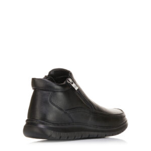 ZAK  Μαύρα Ανδρικά Μποτάκια με Φερμουάρ - Image 4