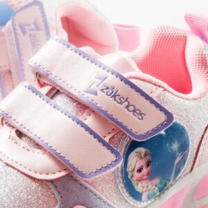 ZAK αθλητικά για κορίτσια με glitter λεπτομέρειες και φιγούρα της Elsa ΡΟΖ - Image 6