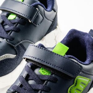 ZAK αθλητικά για αγόρια με ελαστικά κορδόνια και velcro ΜΠΛΕ - Image 4