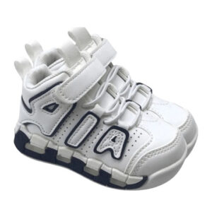 SmartKids Παιδικά Sneakers High με Σκρατς & Φωτάκια Λευκά - Image 3