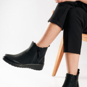 Zak Γυναικεία Μποτάκια Μαύρα - Image 3