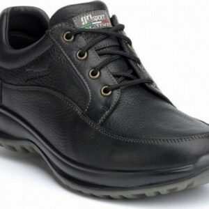 GrisportΔερμάτινα Ανδρικά Casual Παπούτσια Ανατομικά Μαύρα - Image 3