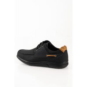 ZAK Ανδρικά μοκασίνια σε μαύρο χρώμα - Image 3