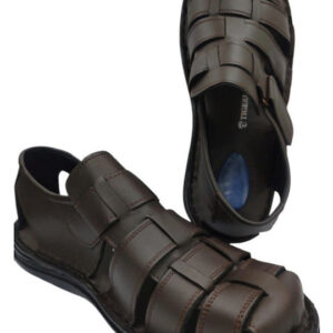 Tigerline Δερμάτινα Ανδρικά Σανδάλια σε Καφέ Χρώμα - Image 4